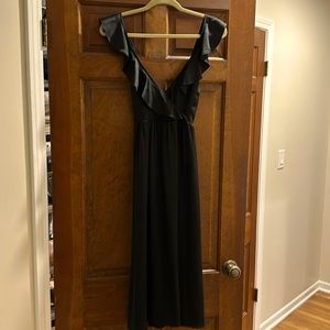 Flutter Sleeve with cross back straps Black Madewell dress size 6.